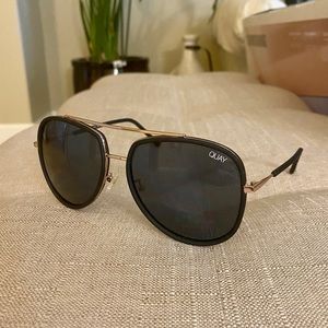 Quay 'Needing Fame' 65mm Aviator Sunglasses